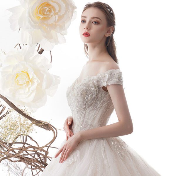 Women's Fashion Wedding Simple Large Trailing Dresses279.99 - Image 3