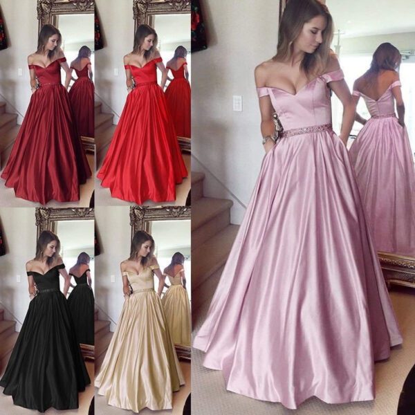 Women's Fashion Solid Color Party Dresses19.75