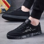 Men's canvas shoes sports casual men's shoes flat shoes men13.77