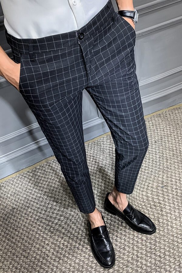 Plaid suit pants12.26 - Image 4