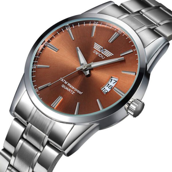 New watches, men's single day steel watches, non mechanical watches, foreign trade watches12.50 - Image 4