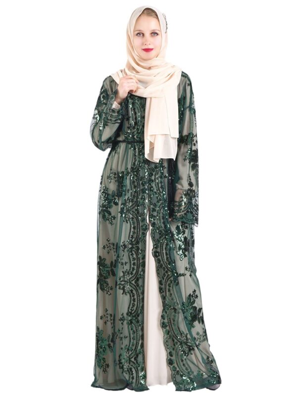 Women Short Sleeve Printed Flower Dress Ladies Long Dresses18.90 - Image 2