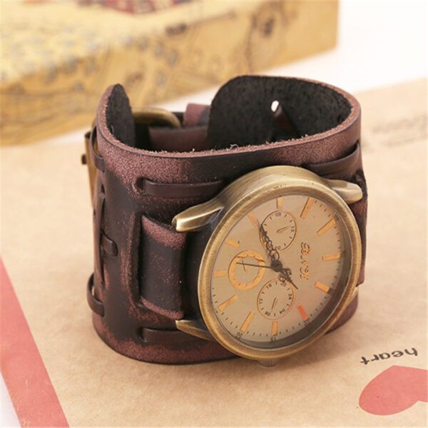 Accessories Foreign Trade Watches Retro Cowhide Watches Punk Watches Men'S Wrist Watches9.99 - Image 6