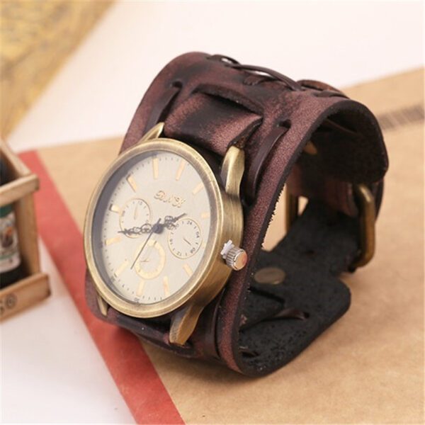 Accessories Foreign Trade Watches Retro Cowhide Watches Punk Watches Men'S Wrist Watches9.99 - Image 2