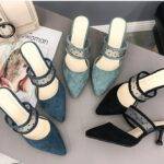 High Heeled Sandals And Thin Heeled Slippers12.99