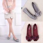 Womens Shoes Ballet Flats Boat Shoes Woman Slip-on Elegant Shine17.96