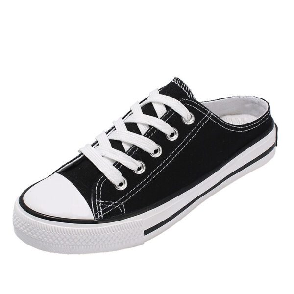 Casual half-drag canvas shoes for women14.15 - Image 2