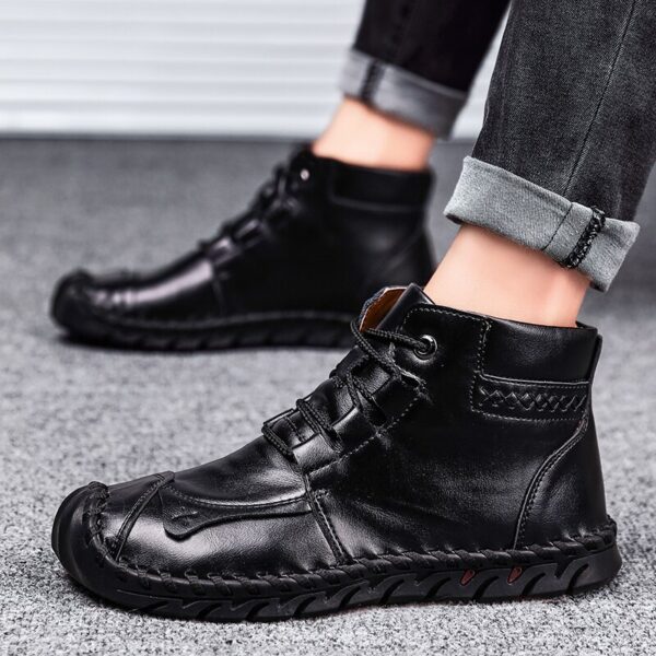 Leather shoes leather men casual shoes19.99 - Image 3
