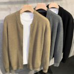 Double Zipper Design Cardigan Sweater For Men16.78