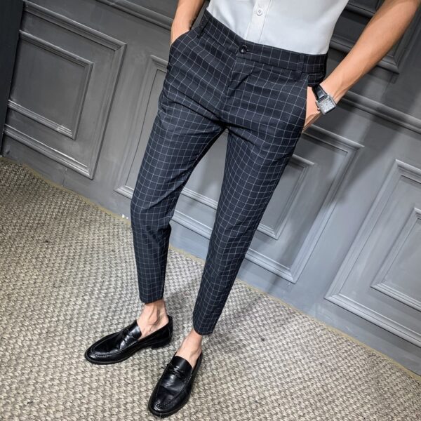 Plaid suit pants12.26 - Image 3