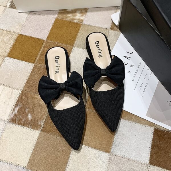 New Summer Thick-heel Pointed Sandals Lazy Mules13.71 - Image 4