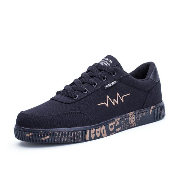 Men's canvas shoes sports casual men's shoes flat shoes men13.77 - Image 4