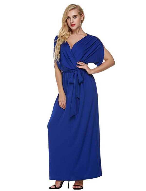 4XL Big Size Dress Elegant Women Long Dresses Summer Dresses12.32 - Image 3