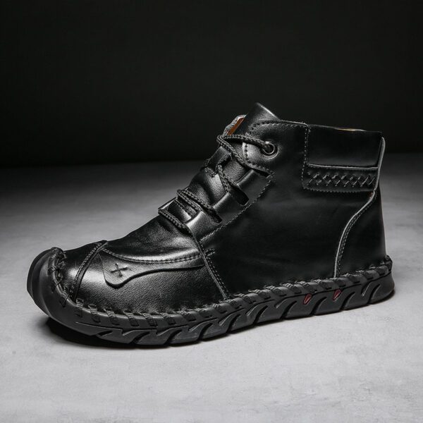 Leather shoes leather men casual shoes19.99 - Image 9