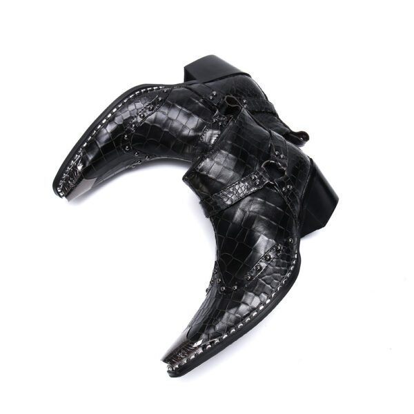 Leather ankle boots casual leather boots68.04 - Image 5