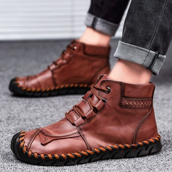 Leather shoes leather men casual shoes19.99 - Image 6