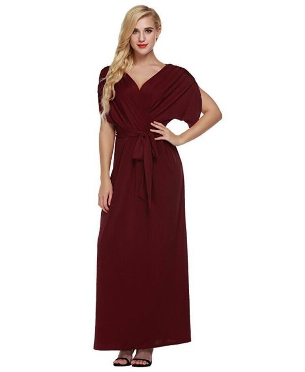 4XL Big Size Dress Elegant Women Long Dresses Summer Dresses12.32 - Image 6