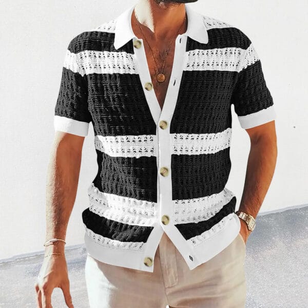 Summer Collar Shirts Men Casual Formal - Image 2