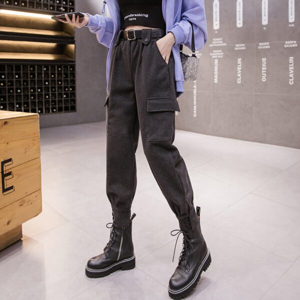 Dark Academia Clothing Cargo Pants For Woman - Image 3
