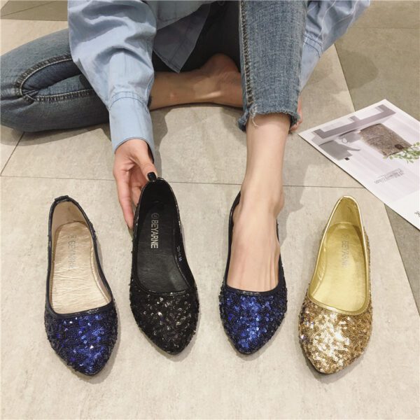Beaded Pointed Flat Bottom Boat Shoes17.83 - Image 6
