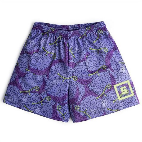 Anime Men Devil Fruit Manga Sports Shorts To Gym Fitness20.45 - Image 3