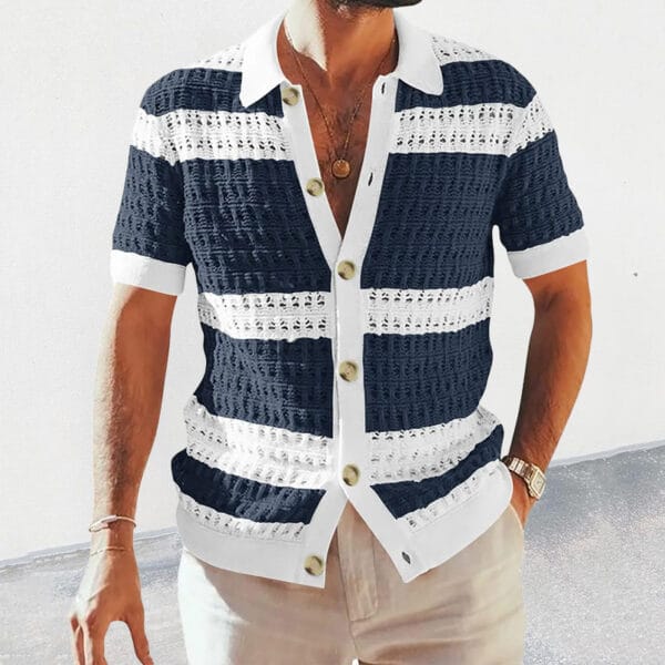 Summer Collar Shirts Men Casual Formal - Image 6