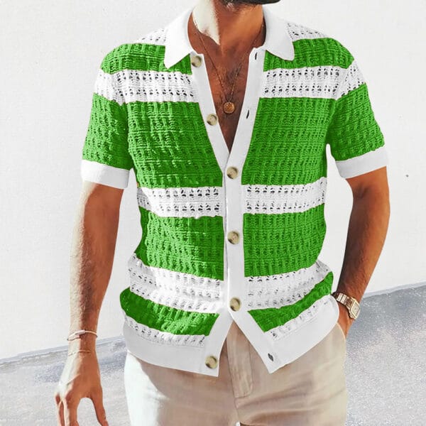 Summer Collar Shirts Men Casual Formal - Image 5