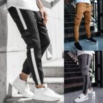 Leather Bound Casual Pants For Men8.99