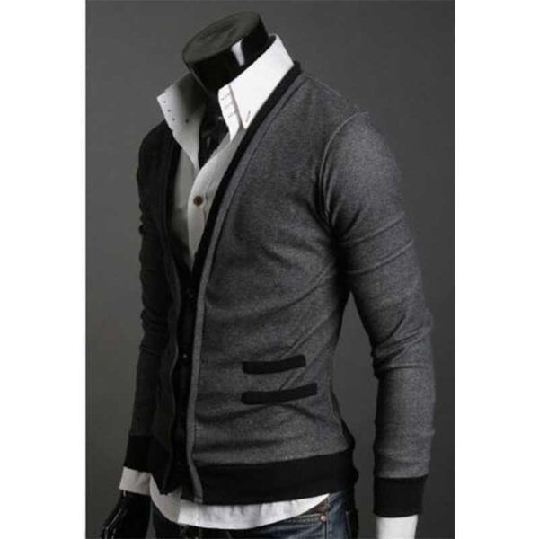 Men's Fashion Jacket New Men Cardigan Sweaters Fashion Wool - Image 5