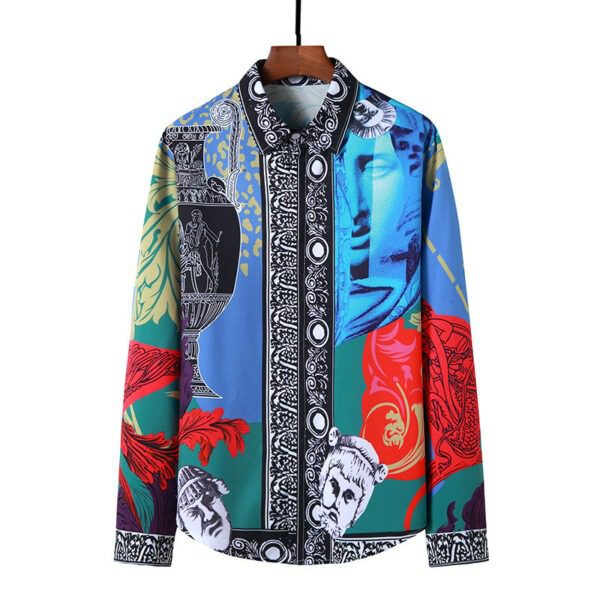 Men's Shirts New Arrivals Men's Printed Shirts Ouma Court Style - Image 3