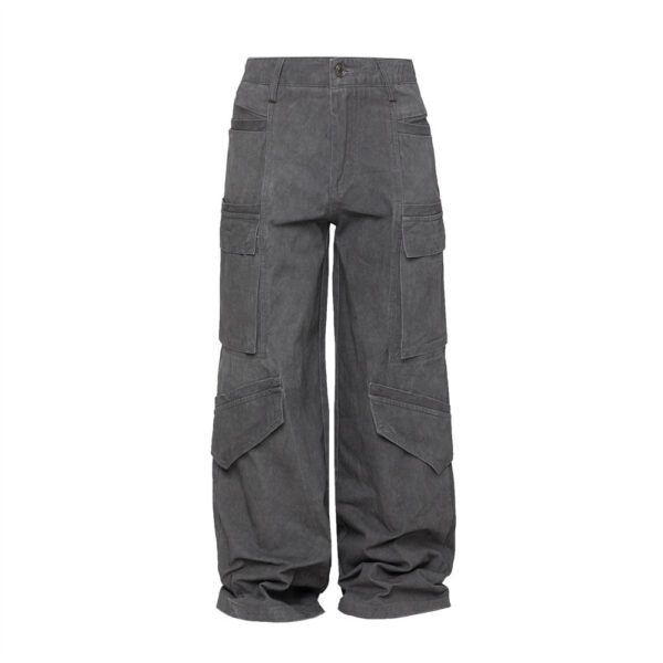 Fashion Work Wide Leg Punk Pants Men