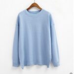 Women Candy Colors Pullover Sweater