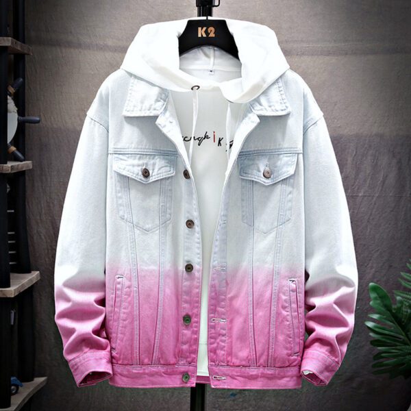 Men's Denim Jacket Loose Jacket Student Clothes Men - Image 2