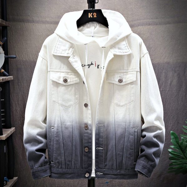 Men's Denim Jacket Loose Jacket Student Clothes Men - Image 3
