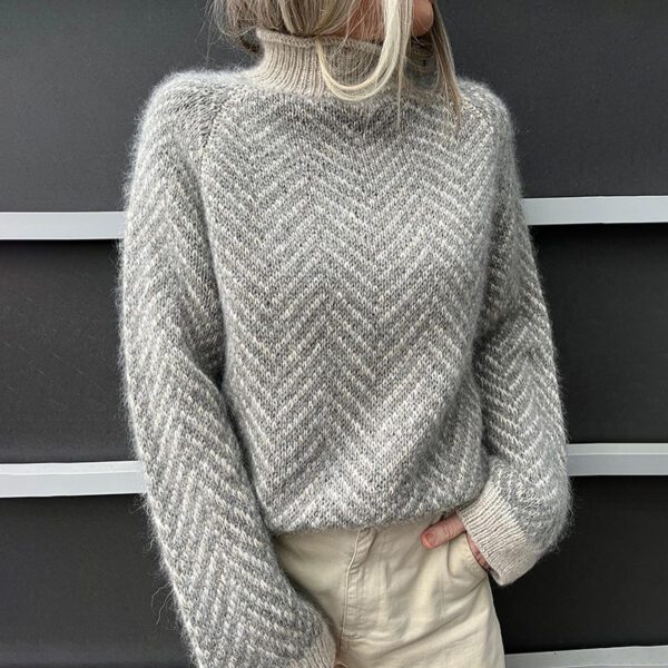 New Stylish Warm High Neck Sweater For Women