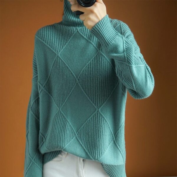 Knitwear Winter Long-sleeved Outer Wear Bottoming Shirt For Women - Image 9