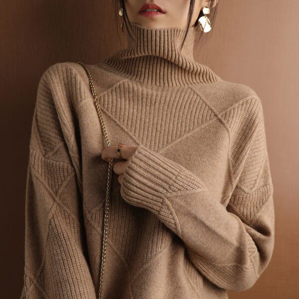 Knitwear Winter Long-sleeved Outer Wear Bottoming Shirt For Women - Image 6
