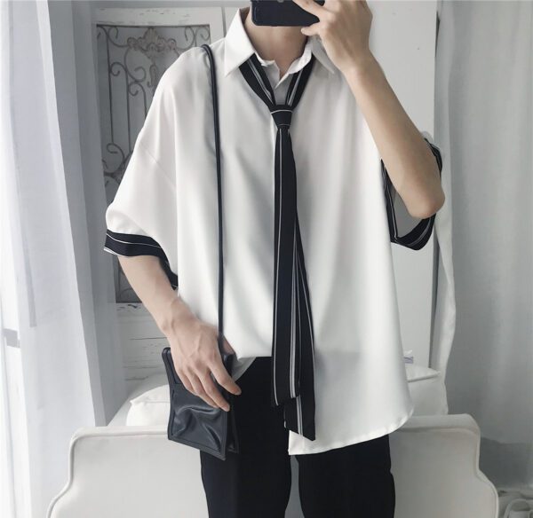 Men’s Casual All-Match Short-sleeved Shirts for Everyday Wear - Image 3