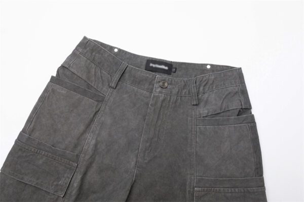 Fashion Work Wide Leg Punk Pants Men - Image 5