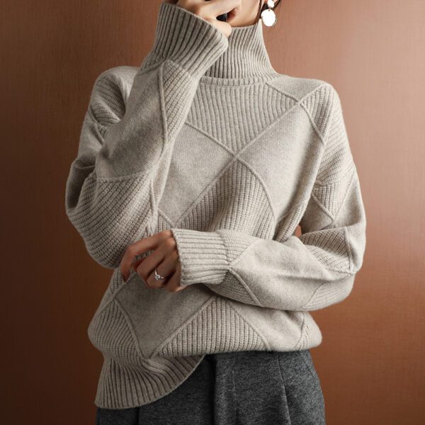 Knitwear Winter Long-sleeved Outer Wear Bottoming Shirt For Women - Image 5