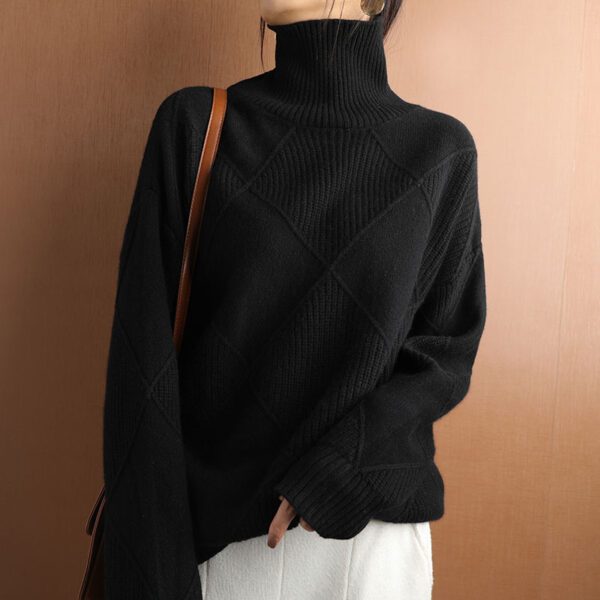 Knitwear Winter Long-sleeved Outer Wear Bottoming Shirt For Women - Image 7