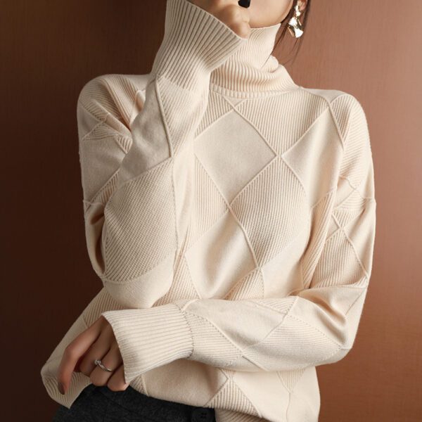Knitwear Winter Long-sleeved Outer Wear Bottoming Shirt For Women - Image 4