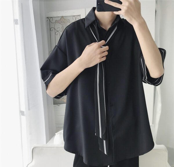 Men’s Casual All-Match Short-sleeved Shirts for Everyday Wear - Image 5