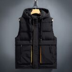 Vest Thickened Fleece-lined Warm Men's Down Cotton Waistcoat