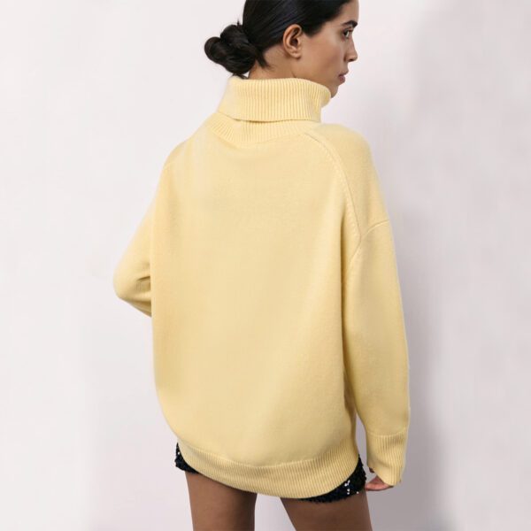 Winter Turtleneck Sweater Fashion Personality Long Sleeve Knitted - Image 8