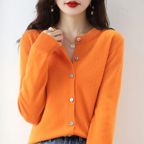 Women's Cardigan Sweater Coat Short Knitwear - Image 4