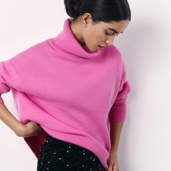 Winter Turtleneck Sweater Fashion Personality Long Sleeve Knitted - Image 7