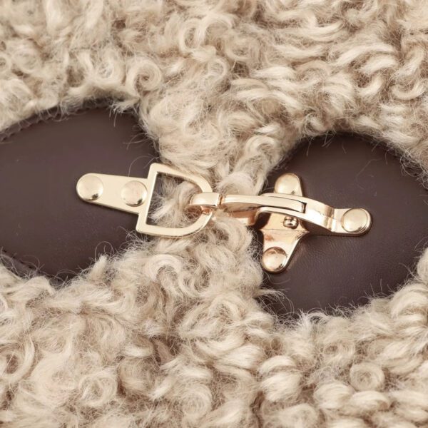 Women's Fashion Polo Collar Long Sleeve Fleece Jacket - Image 2
