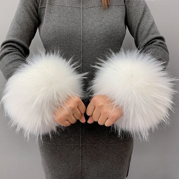 Imitation Rabbit Hair Wristband Cuffs And Wrist Covers - Image 5