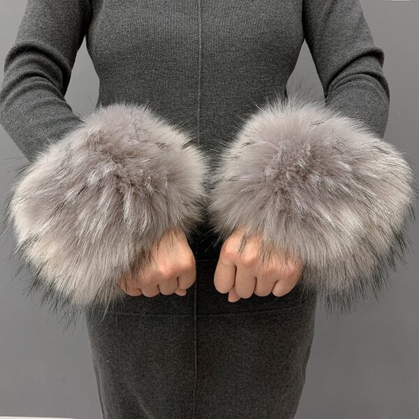 Imitation Rabbit Hair Wristband Cuffs And Wrist Covers - Image 4